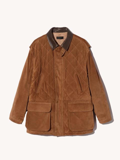 NILI LOTAN SLANE LEATHER PARKA