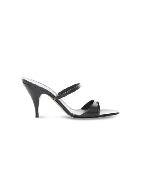 Vika Leather Sandals black