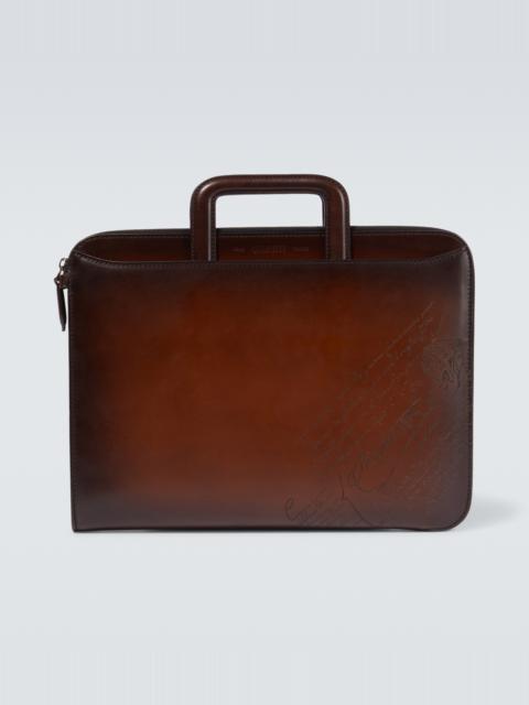 Lift II Scritto leather briefcase