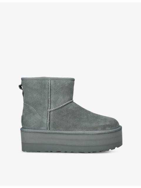 UGG Classic Mini platform suede boots