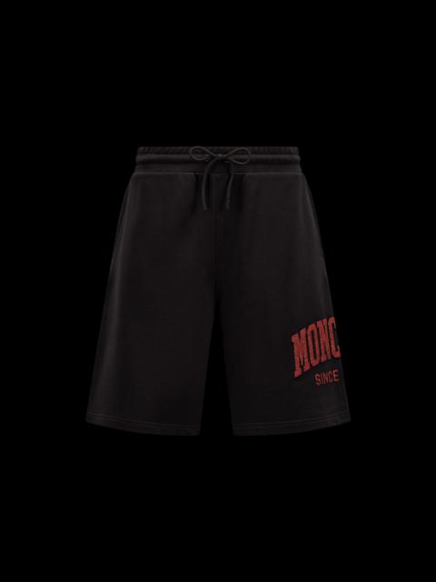 Moncler Logo Fleece Shorts