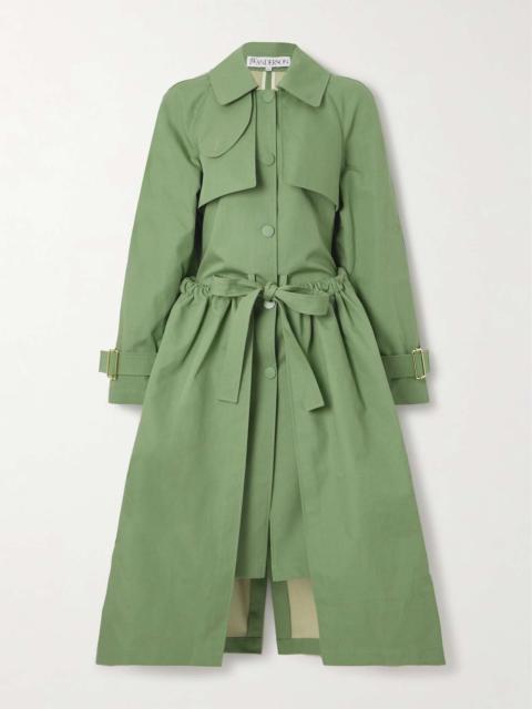 JW Anderson Layered cotton trench coat