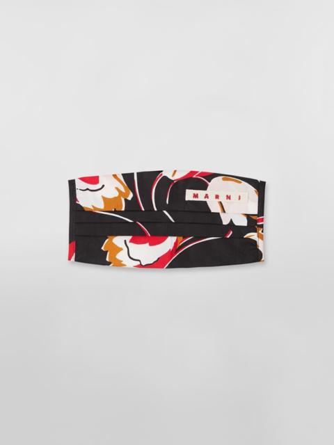 Marni WINDBLOWN PRINT COTTON REUSABLE FACE MASK COVER