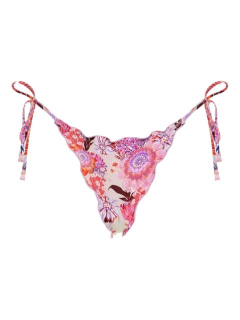 Agua by Agua Bendita Alegria floral-print bikini bottoms