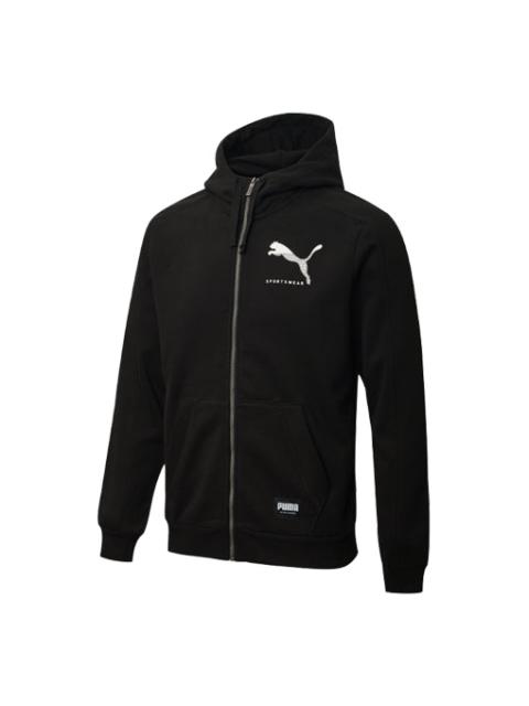 PUMA PUMA Athletics Hooded Sports Jacket Black 586542-51