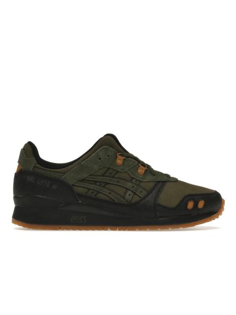 ASICS Gel-Lyte III Olive Canvas Black