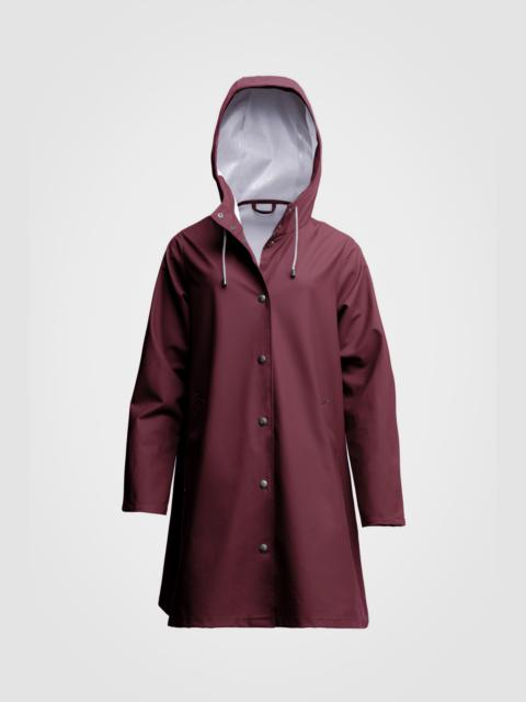 Stutterheim Mosebacke Lightweight Raincoat Burgundy