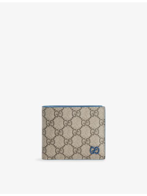 GUCCI GG-Monogram Bi-Fold Canvas Wallet