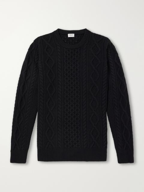 GHIAIA Pescatore Cable-Knit Wool Sweater
