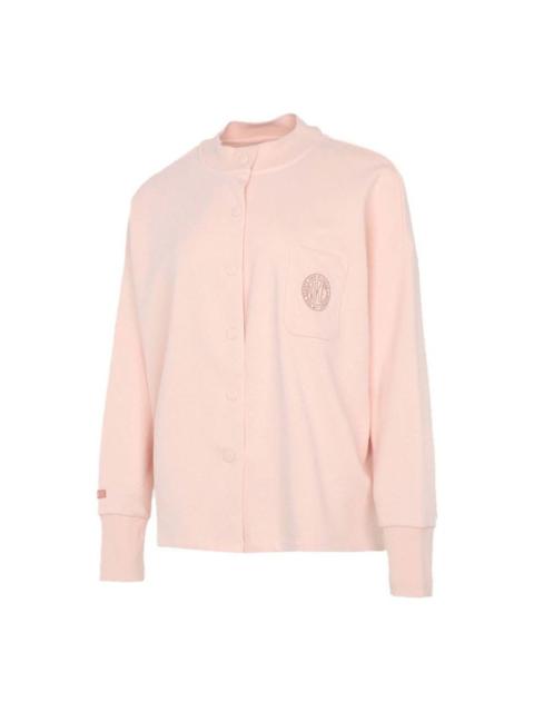 Nike (WMNS) Nike Sportswear Femme Retro Loose Pocket Embroidered Sports Jacket Pink CZ8563-805