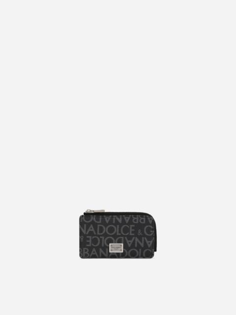 Dolce & Gabbana Coated jacquard card holder