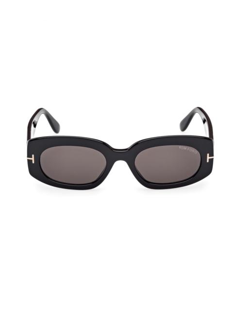 TOM FORD Women's Cielle 52MM Oval Sunglasses - Black Black