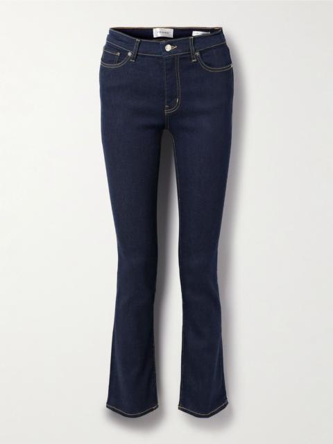 FRAME Le High high-rise slim-leg jeans Dark denim