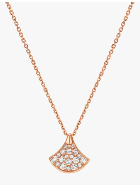 BVLGARI Divas' Dream 18ct rose-gold and 0.47ct diamond necklace