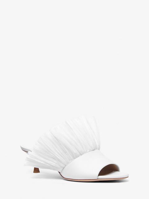MICHAEL KORS Catarina Leather and Fringe Mule