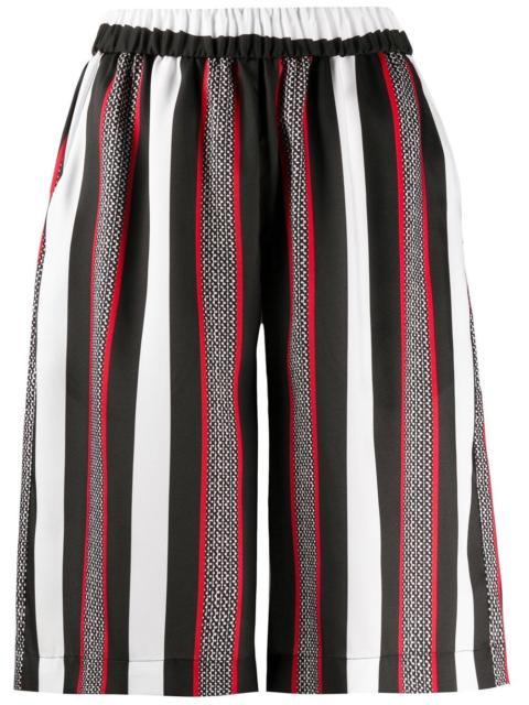 MSGM striped bermuda shorts