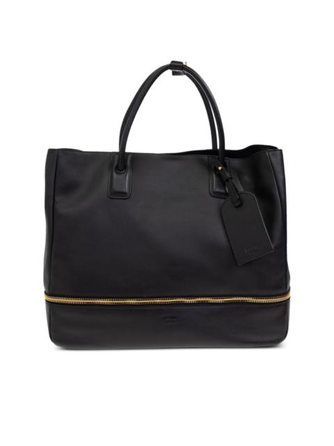 Moschino zip detailing tote bag