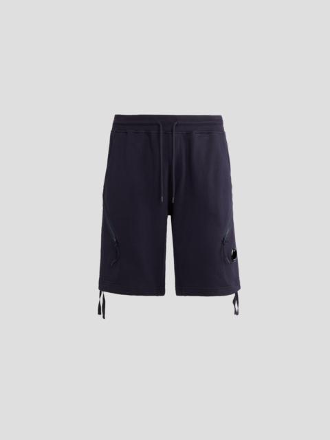 C.P. Company Diagonal Raised Fleece Zipped Pocket Shorts
