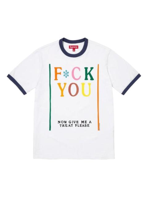 Supreme Supreme x Mike Kelley SS26 Ringer T-Shirt 'White' SUP-SS26-176-WHT