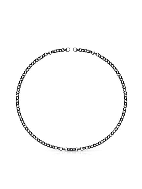 TOUS 42 cm Dark Silver Hold Choker.