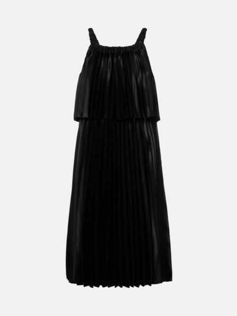 Noir Kei Ninomiya Satin midi dress