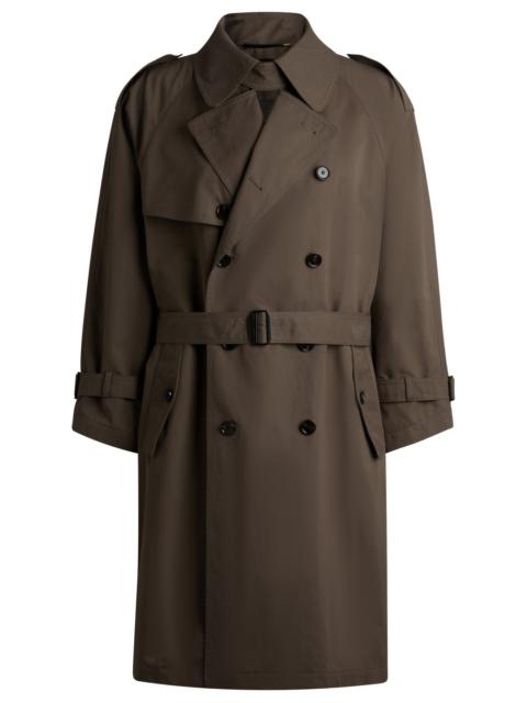 BOSS DOUBLE-BREASTED TRENCH COAT