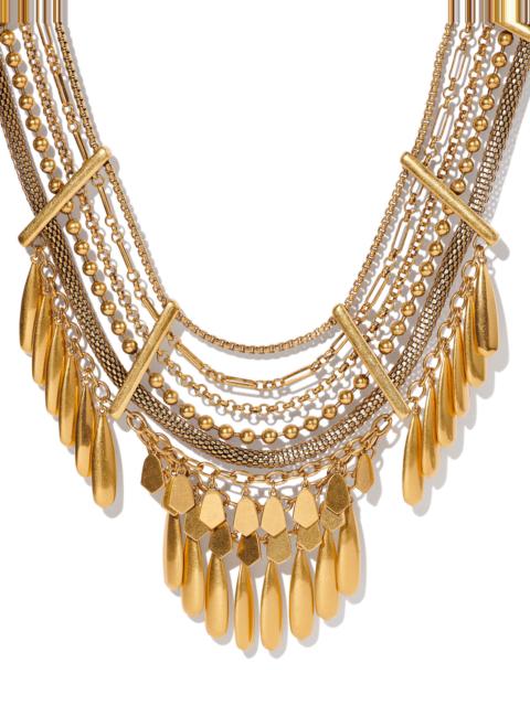 KENDRA SCOTT Sydney Statement Necklace in Vintage Gold