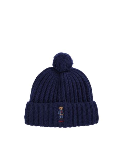 Polo Ralph Lauren Polo Bear rib pom-pom beanie