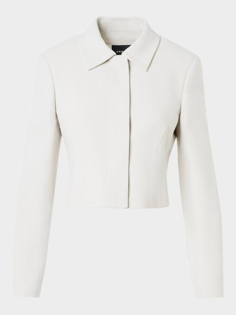 AKRIS Helios Wool Slim Short Jacket