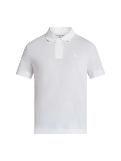 logo-patch polo shirt