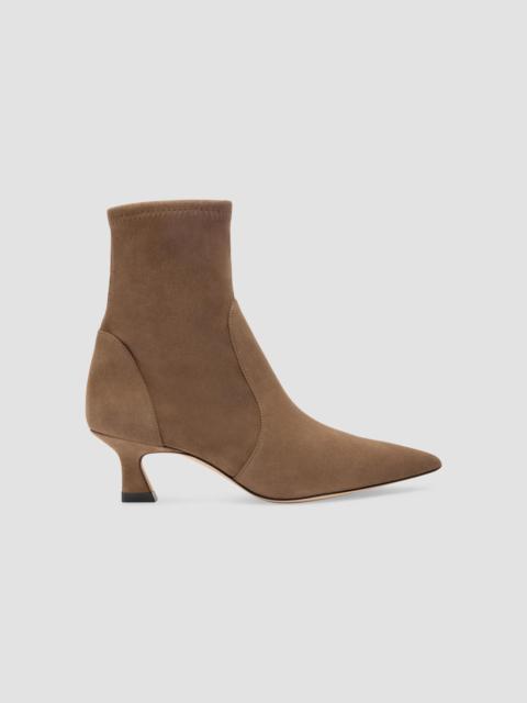 Stuart Weitzman Women's Vinnie 50MM Suede Boots - Weathered Taupe