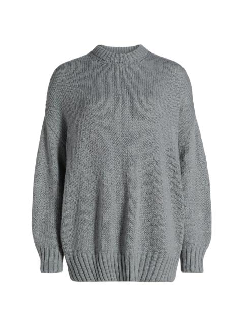 Jenni Kayne Women's Foster Cotton Oversized Sweater - Slate Blue