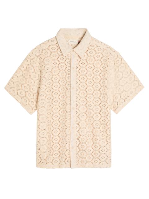 HONOR THE GIFT Honor The Gift Pointelle Cotton-blend Crochet Shirt
