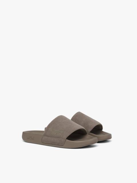 MCM MCM x We The Best Ultrasuede Slides