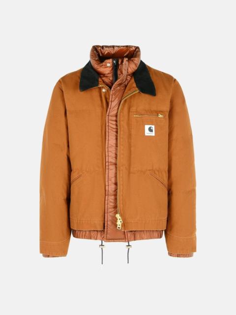 sacai BROWN COTTON JACKET