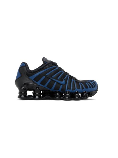 Nike Black & Navy Shox TL Sneakers