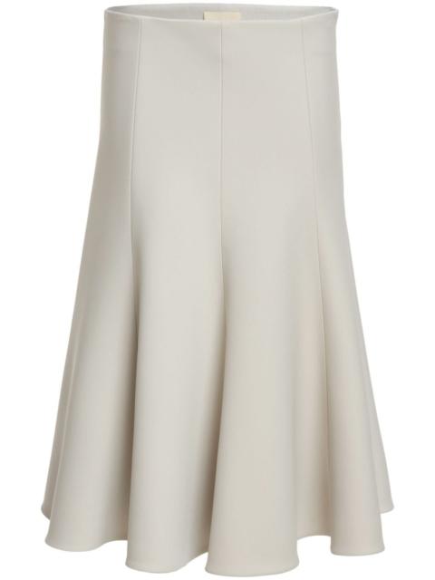 The Lennox flared crepe skirt