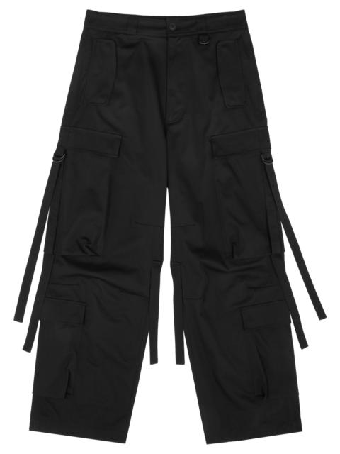 Military cotton cargo trousers
