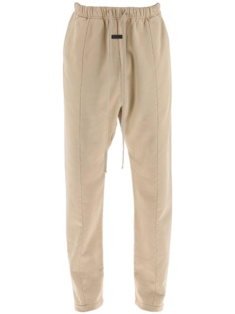 "BRUSHED COTTON JOGGERS FOR