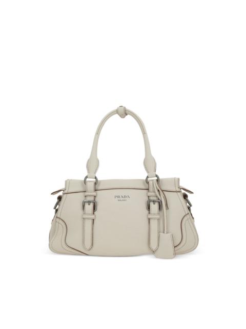 Prada large leather tote bag