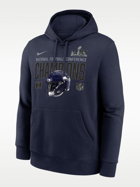 Seattle Seahawks 2026 NFC Champions Glory Shield Men's Nike NFL Pullover Hoodie