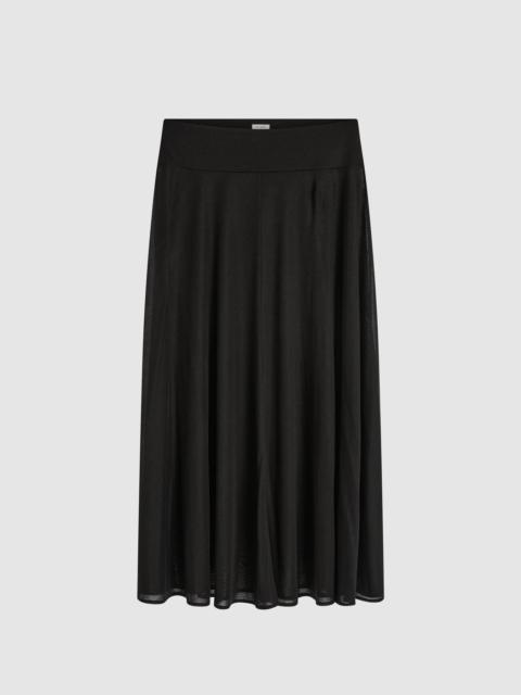 ST. AGNI Fluid Jersey Skirt - Black