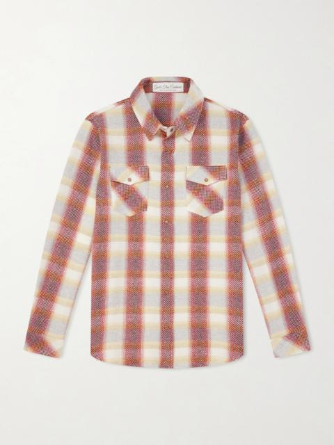 God’s True Cashmere Checked Cashmere Shirt