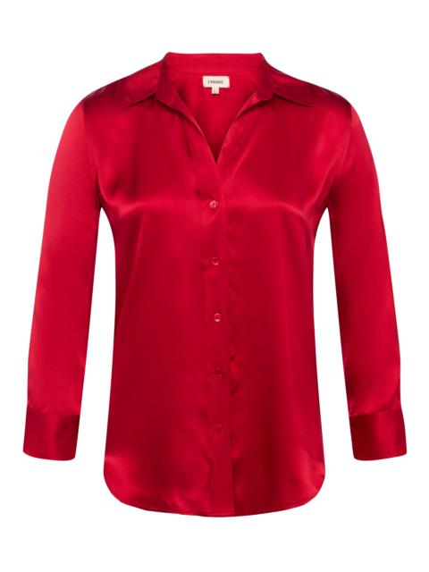 L'AGENCE Dani Silk Blouse
