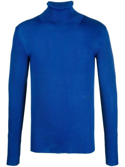 Off-White funnel-neck long-sleeve top