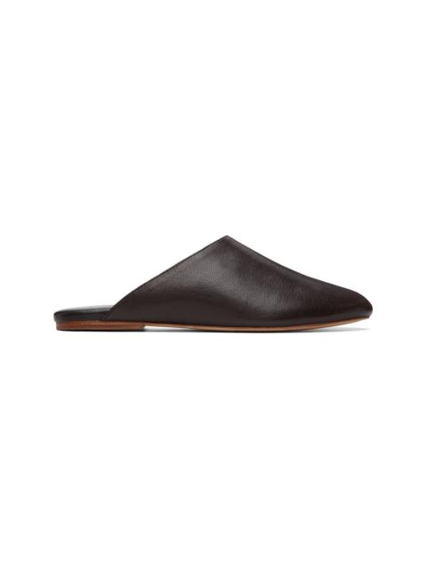 A.P.C. Brown 'Les Mules' Slip-on Loafers
