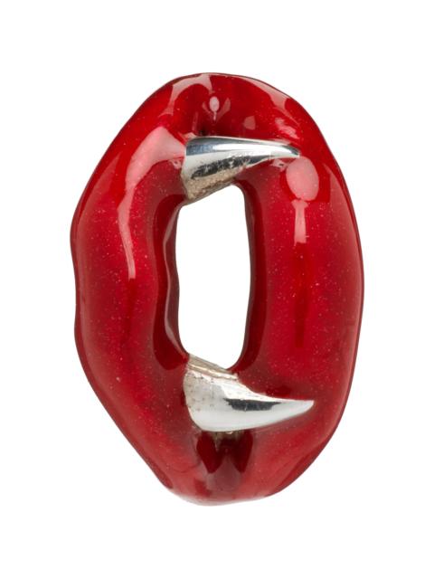Yohji Yamamoto Vampire Pierce Rouge Single Earring