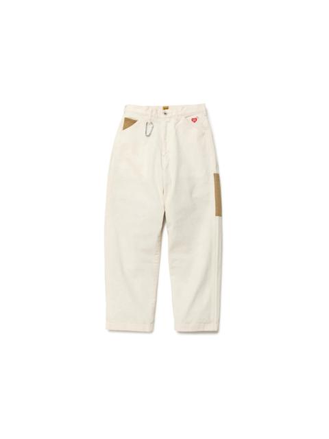 Human Made Human Made Herring Bone Painter Pants White
