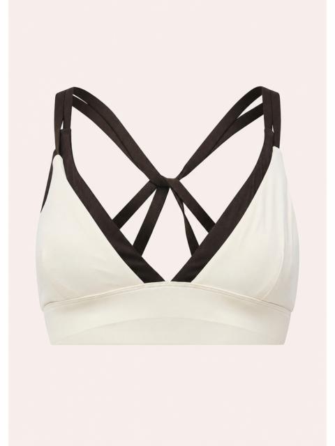 P.E NATION ACTIVATE SPORTS BRA IN COFFEE