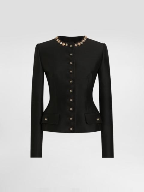Dolce & Gabbana Single-breasted jacket in faille